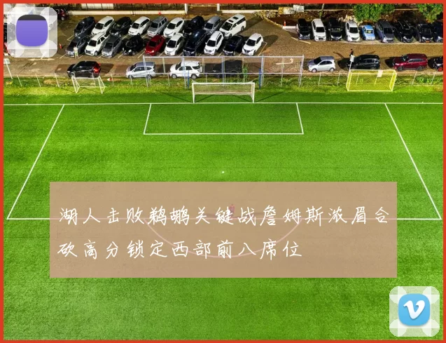 湖人击败鹈鹕关键战詹姆斯浓眉合砍高分锁定西部前八席位